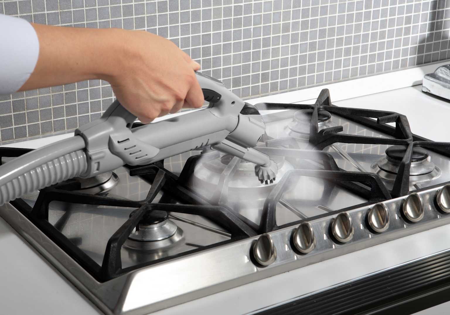 Commercial kitchen burner cleaning and safety inspection